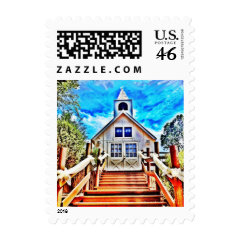 Going to the Chapel Country Wedding Postage Stamps