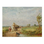 Going to the Hayfield, 1853 (oil on millboard) Post Cards