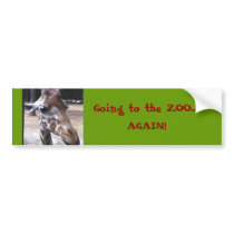 Going to the ZOO..., AGAIN! bumper stickers by dragonljc Going to the ZOO..., AGAIN! bumper stickers