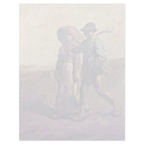 Going To Work By Millet  (Best Quality) Personalized Letterhead
