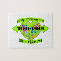 Going Wherever The 80's Take Me Puzzles