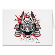 GoJu Worrior Greeting Card