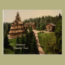 Gol Stave Church, Oslo, Norway postcards
