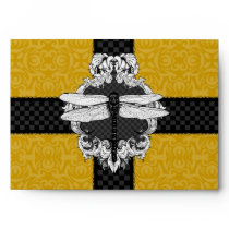 Gold A7 Dragonfly Envelopes