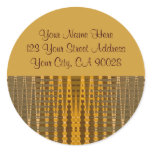 Gold Address Labels stickers