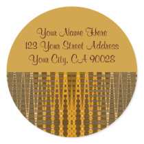 Gold Address Labels stickers by DonnaGraysonAbstract Gold Address Labels stickers