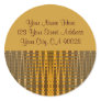Gold Address Labels