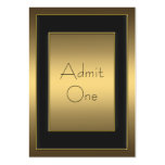 Gold Admission Tickets Event Party Admission Ticke Business Card Templates