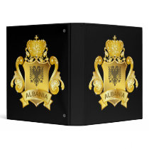 Gold Albania 3 Ring Binder