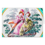 Gold Anchor Chelsea card, Circa 1765