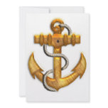 Gold Anchor Custom Invites