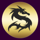 GOLD AND BLACK DRAGON