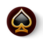 GOLD AND BLACK SPADE buttons