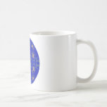 Gold and Blue Coffee Mug