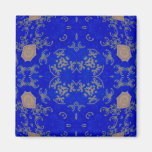 Gold and Blue Fridge Magnets