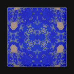 Gold and Blue Fridge Magnets