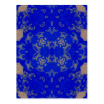 Gold and Blue Post Cards