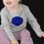 Gold and Blue T Shirt