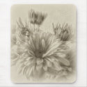Gold and Brown Chrysanthemums 1 Antiqued mousepads by AntiquedArt Gold and Brown Chrysanthemums 1 Antiqued mousepads