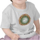 Gold and Green Wreath Design. Shirt