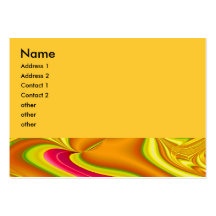 gold and pink abstract business card
