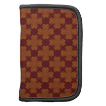 Gold and Sienna Ornate Crosses Gift Item Folio Planner