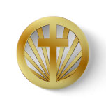 GOLD AND SILVER CROSS buttons