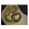 Gold and Silver Hearts calendar