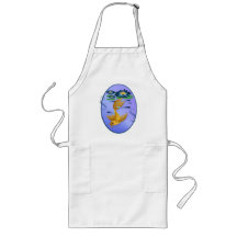 Gold and Silver Koi with Lilies Aprons