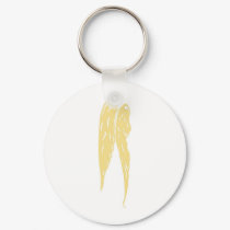 Gold Angel Wings keychains