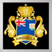 Gold Anguilla Print
