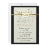 Gold Anniversary Invitation