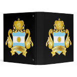 Gold Argentina 3 Ring Binders