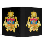 Gold Armenia 3 Ring Binder