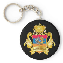Gold Armenia Keychains
