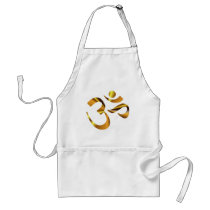 Gold Aum Apron