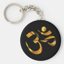 Gold Aum Keychains