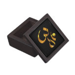 Gold Aum Premium Trinket Box