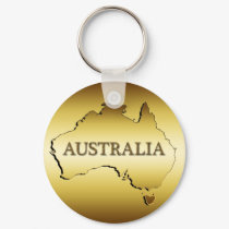 GOLD AUSTRALIA keychains