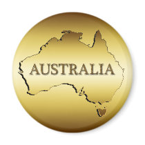 GOLD AUSTRALIA magnets by dgpaulart GOLD AUSTRALIA magnets