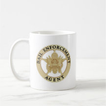 gold badge mug