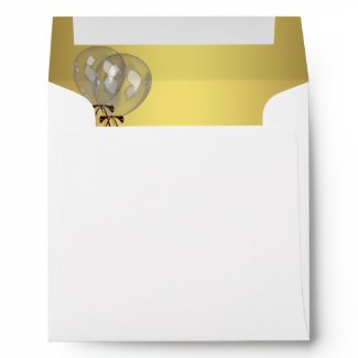 Gold Balloon Envelope envelope
