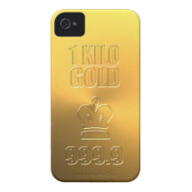 gold bar iPhone 4 Case-Mate cases