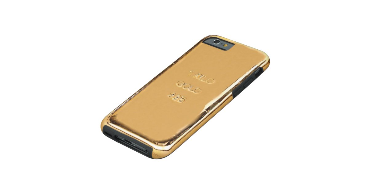 Gold Bar iPhone 6 case Zazzle