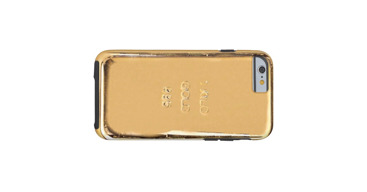 Gold Bar iPhone 6 case Zazzle