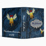 gold bell Holiday memories Binder binders