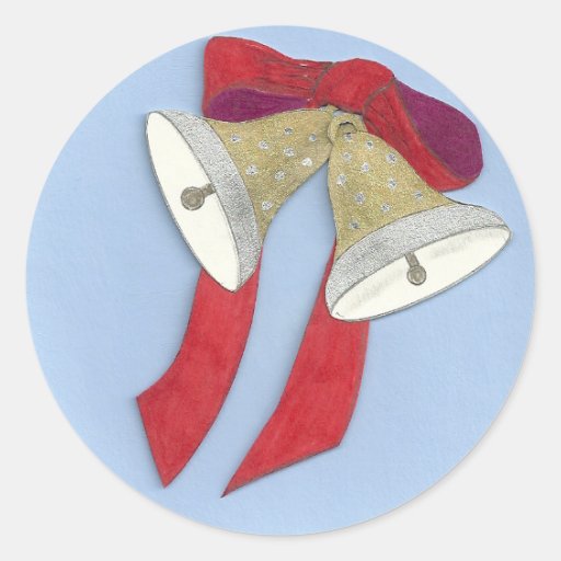 Gold Bells Sticker