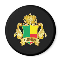 Gold Benin Magnets