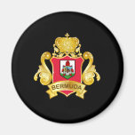 Gold Bermuda Magnets
