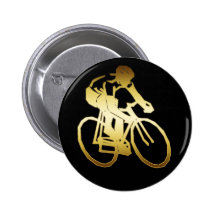 GOLD BIKE RIDER PIN